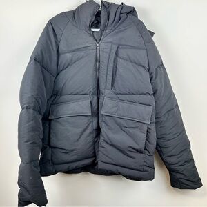 Adidas Down Puffer Jacket Black Men's Large